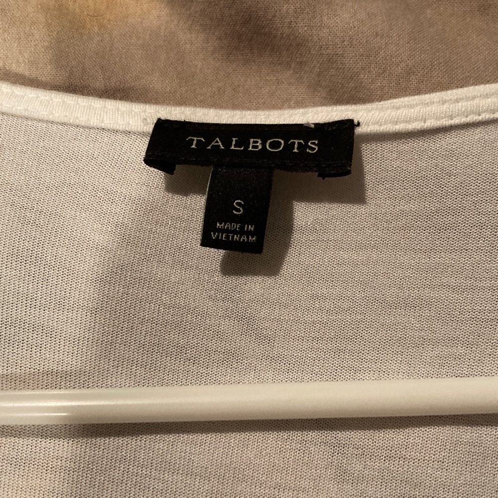 Talbots Classic White Blouse
